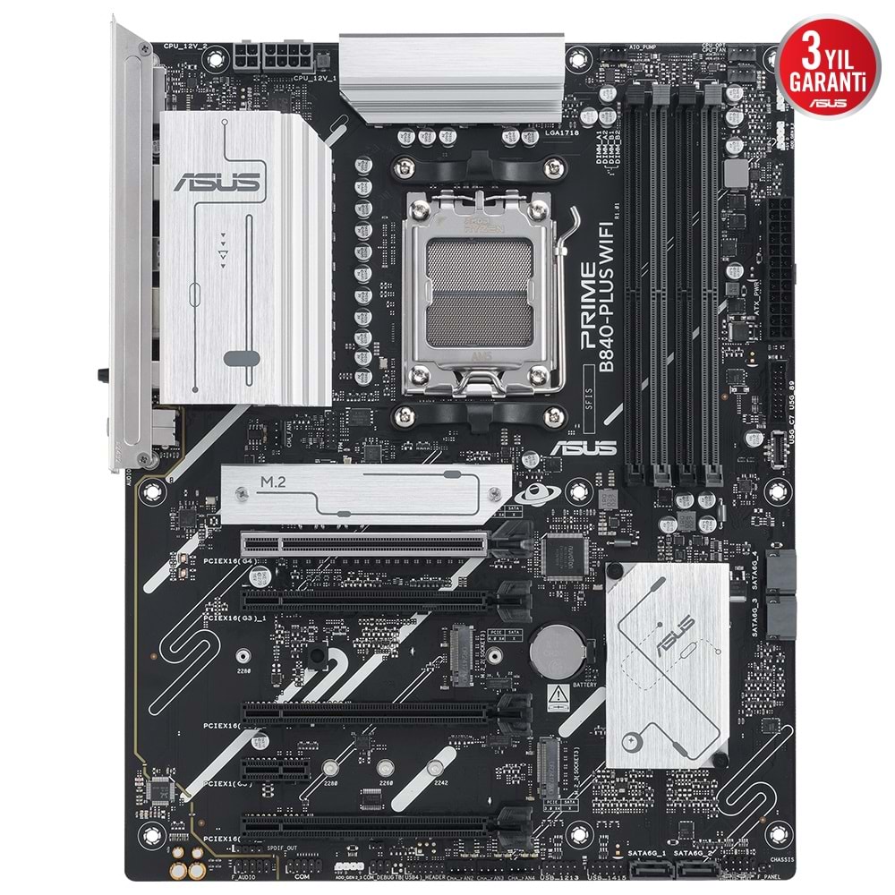 ASUS PRIME B840-PLUS WIFI AMD DDR5 ATX ANAKART