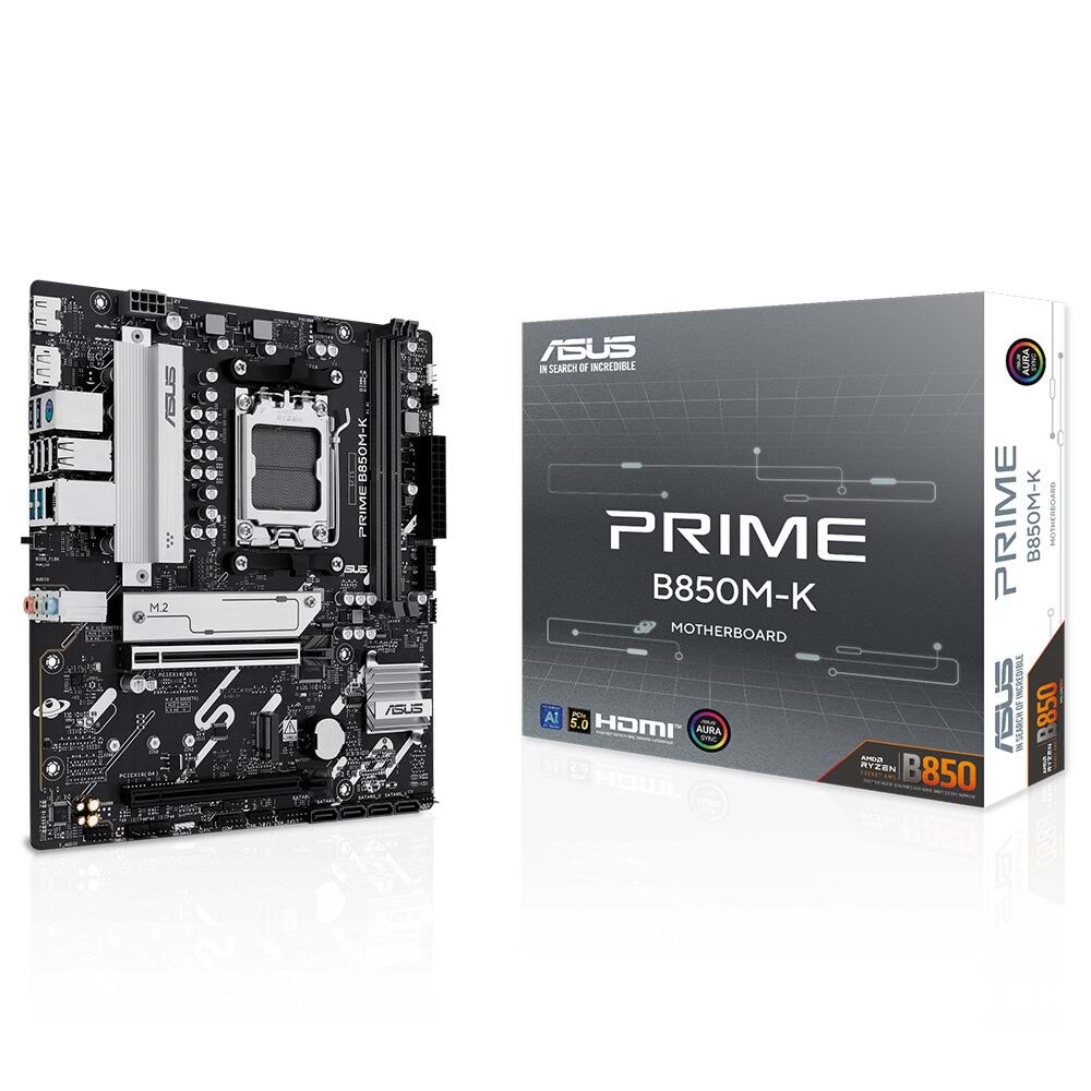 ASUS PRIME B850M-K AM5 DDR5 8400MHZ(OC) HDMI mATX ANAKART
