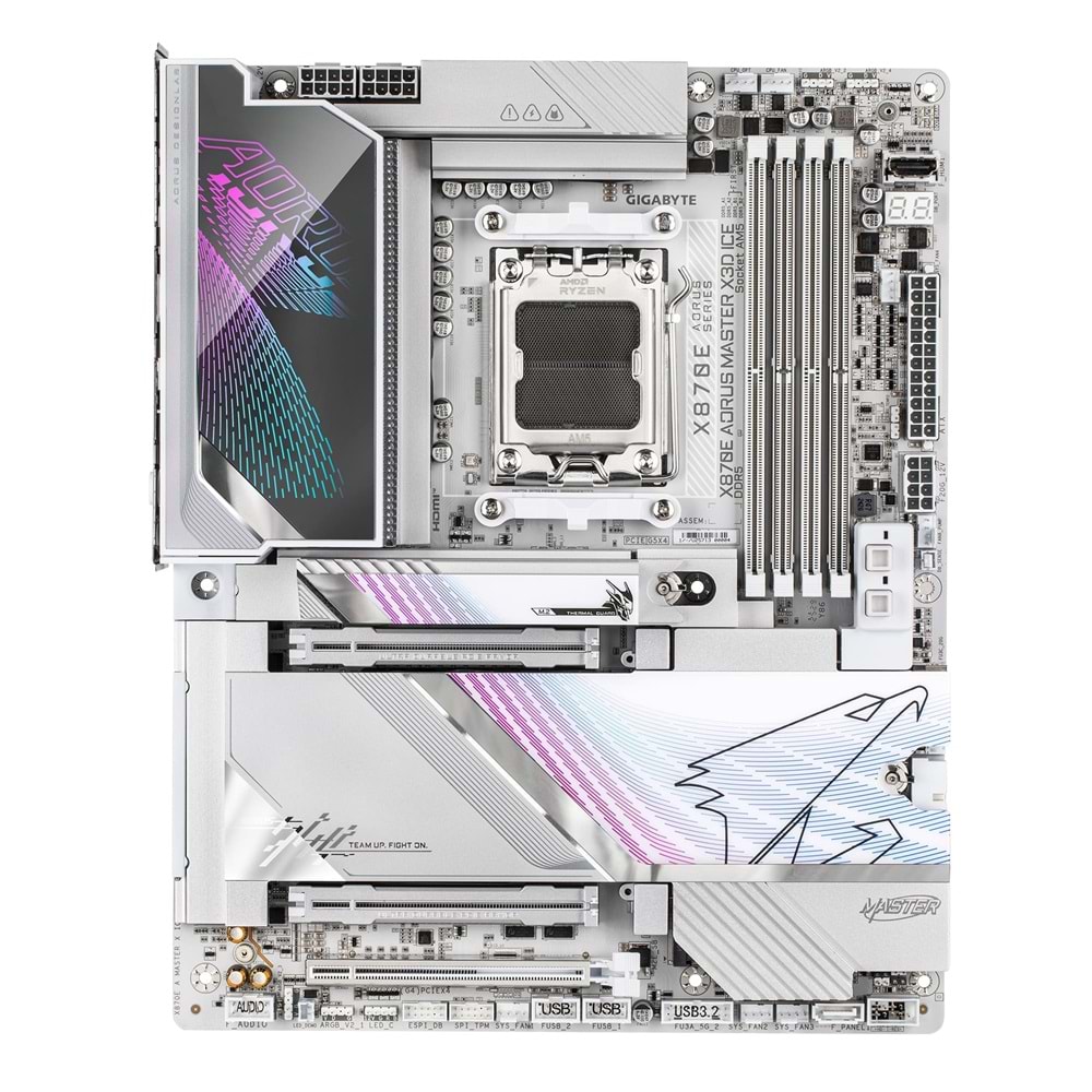 GIGABYTE X870E AORUS MASTER X ICE DDR5 M.2 HDMI DP ATX AM5
