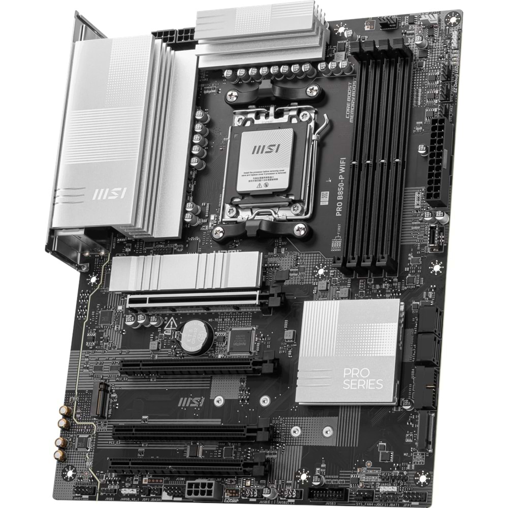 MSI PRO B850-P WIFI AM5 DDR5 8200MHZ(OC) HDMI 3x M.2 USB 10Gbs 5G LAN WI-FI 7 ATX