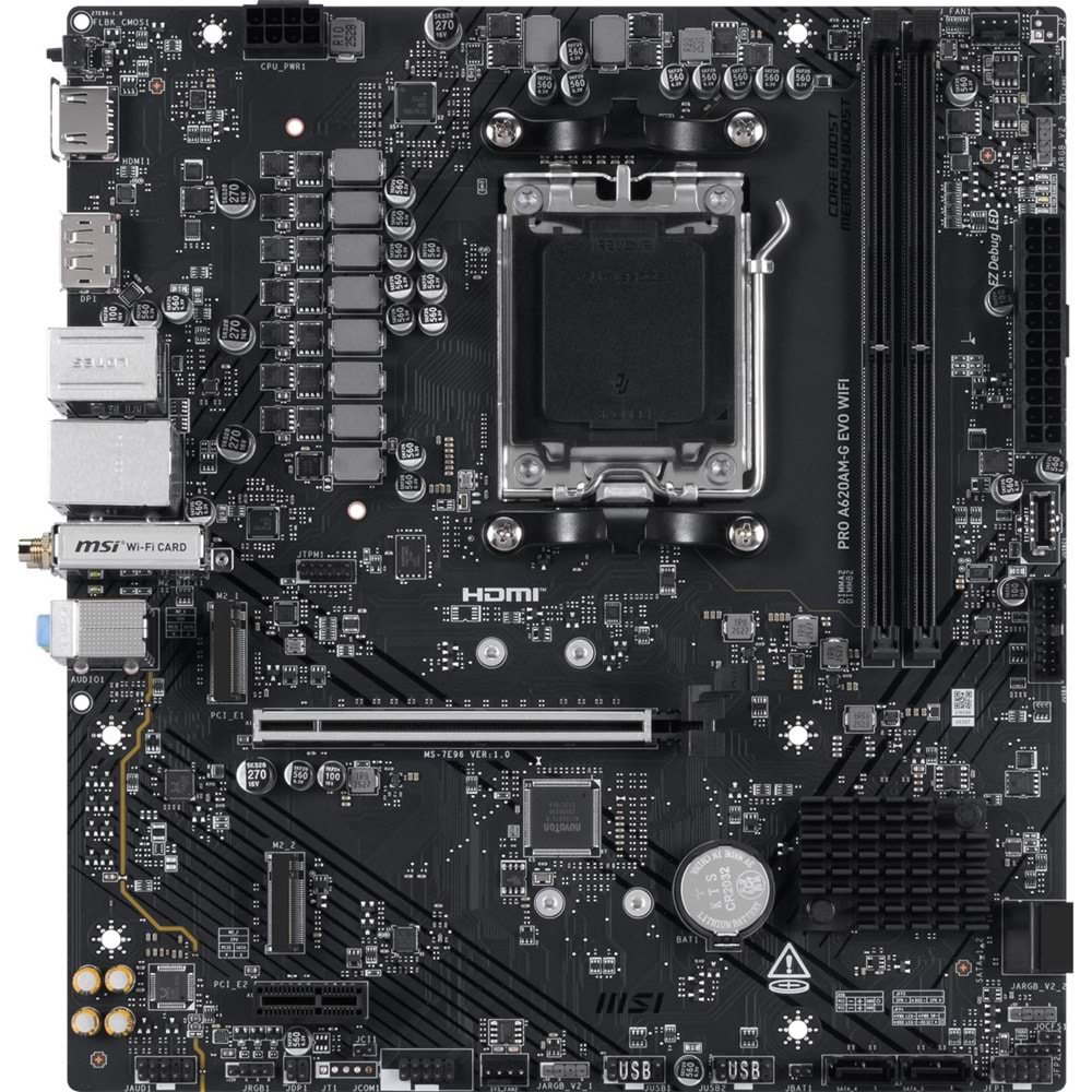 MSI PRO A620AM-G EVO WIFI GAMING ANAKART
