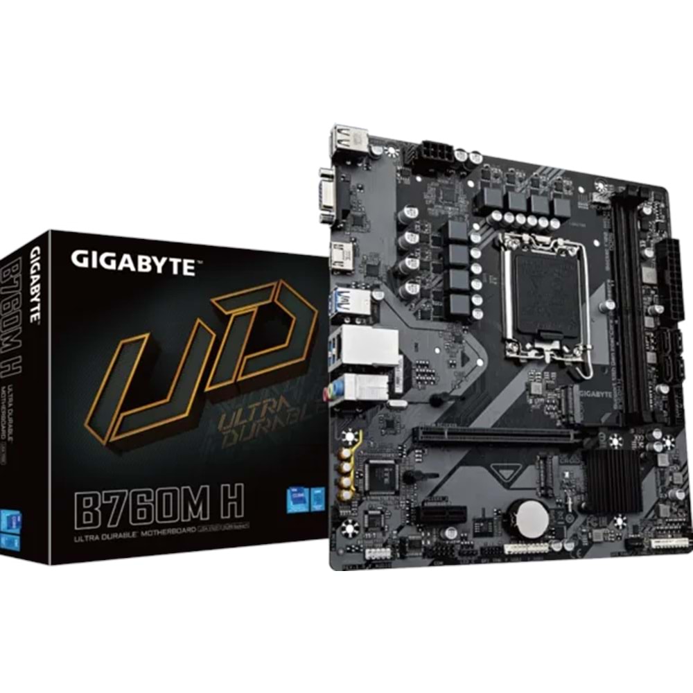 GIGABYTE B760M H DDR5 HDMI VGA MATX 1700P