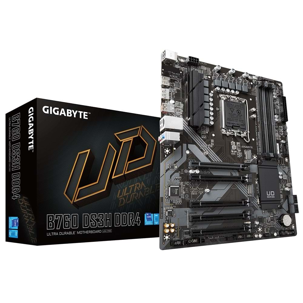 GIGABYTE B760 DS3H DDR4 DP HDMI ATX 1700P