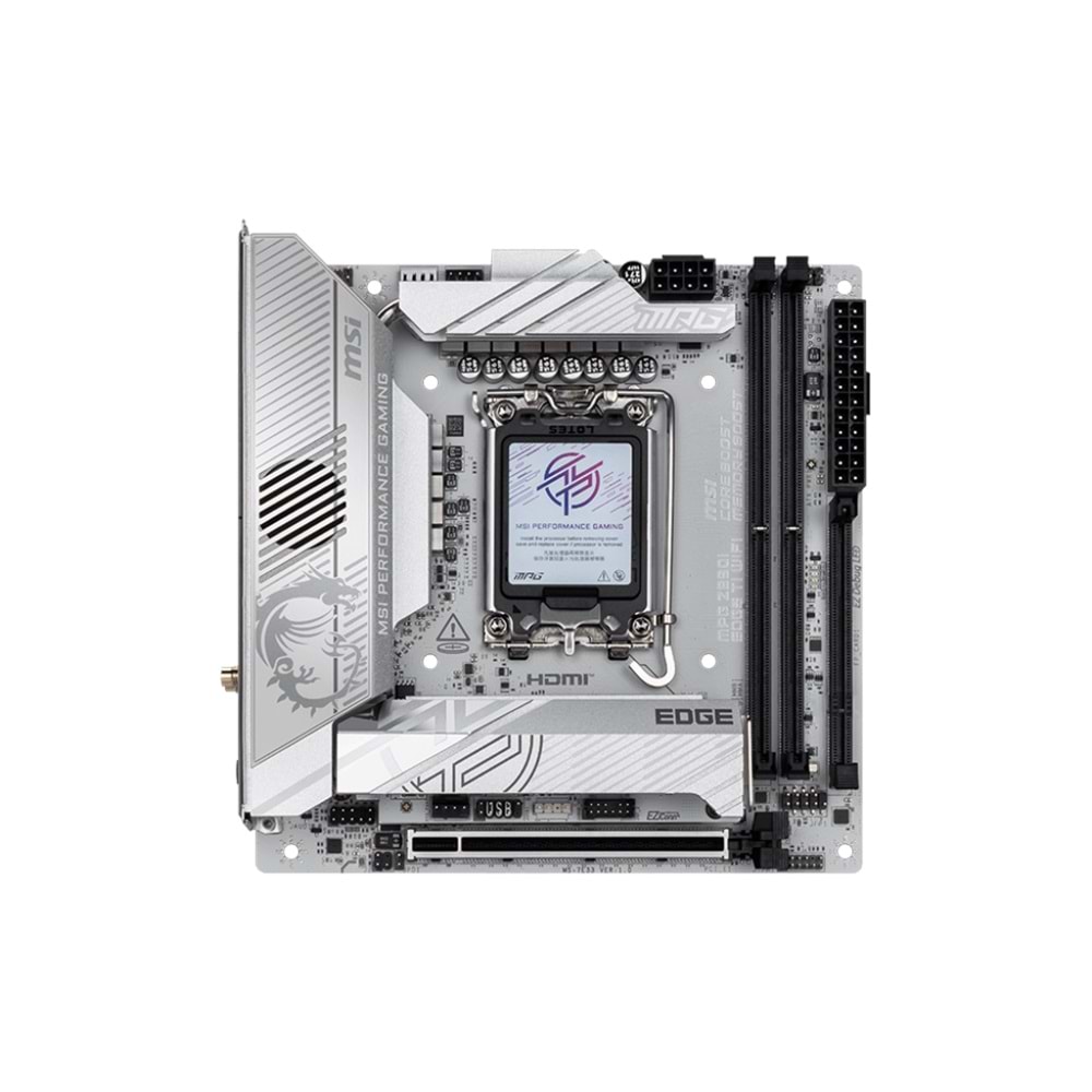 MSI MPG Z890I EDGE TI WIFI SOKET 1851 DDR5 8600MHZ