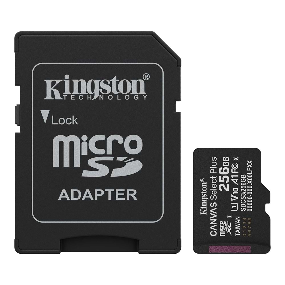 256GB MICROSD CANVAS SELECT PLUS A1 SDCS3/256GB