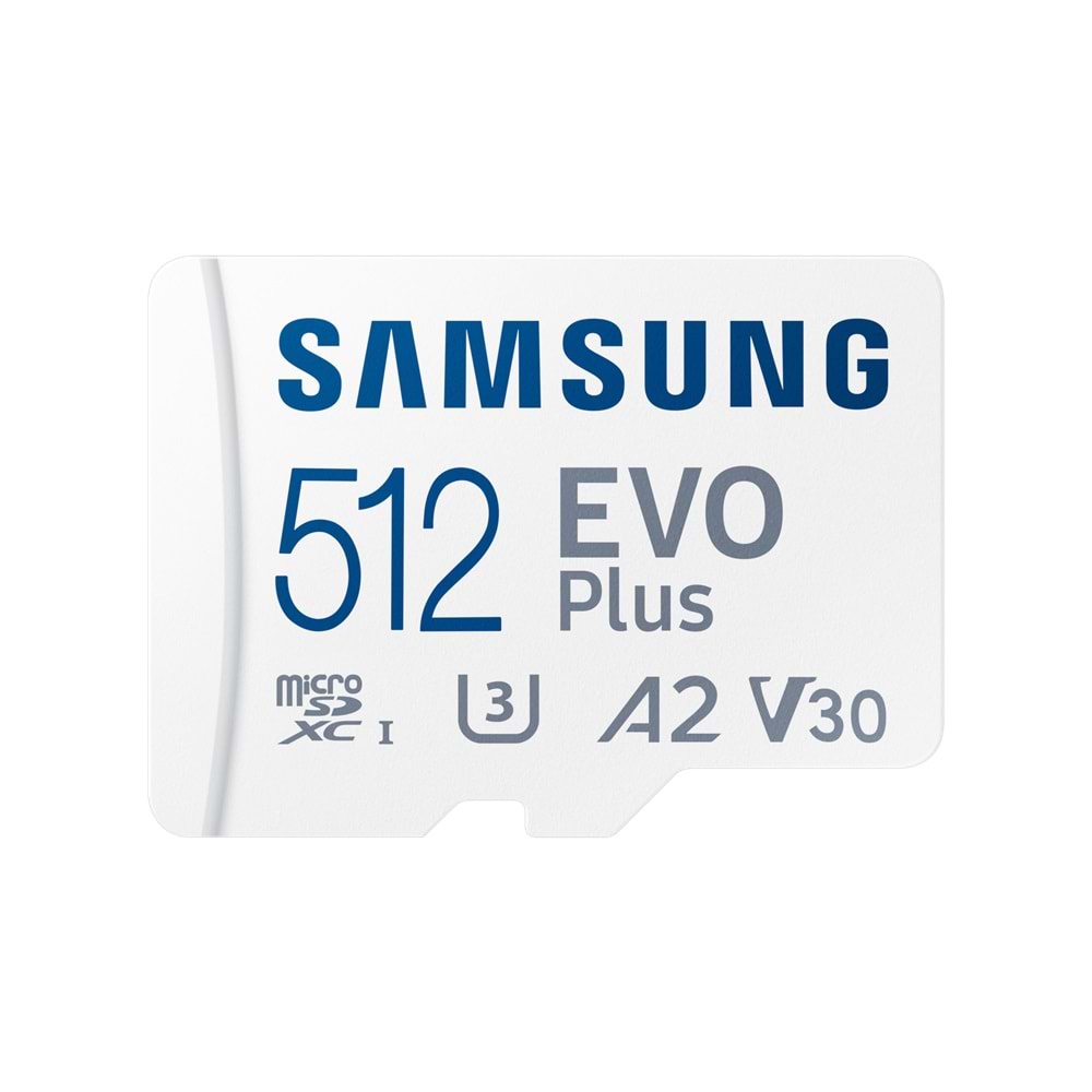 512GB SAMSUNG EVO PLUS MICROSDXC UHS-I U3 V30 A2 160MB/s MB-MC512SA/TR