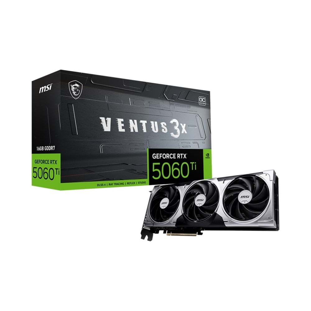 MSI GEFORCE RTX 5060 TI 16G VENTUS 3X OC VGA
