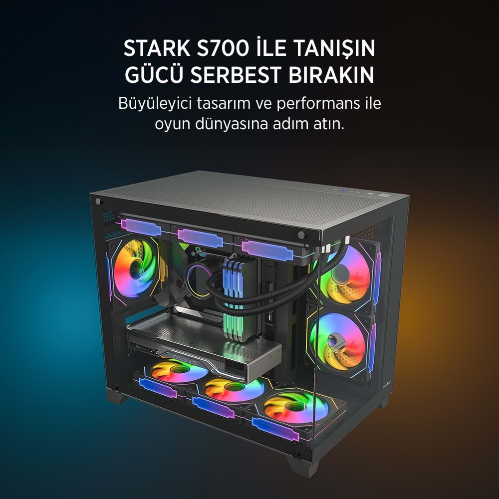 JAMES DONKEY STARK S700 750W SIYAH GAMING KASA