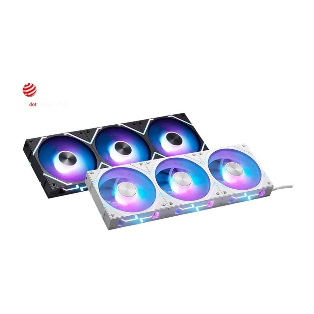 MSI MPG EZ120 ARGB WHITE-3W 3IN1 BEYAZ KASA FANI