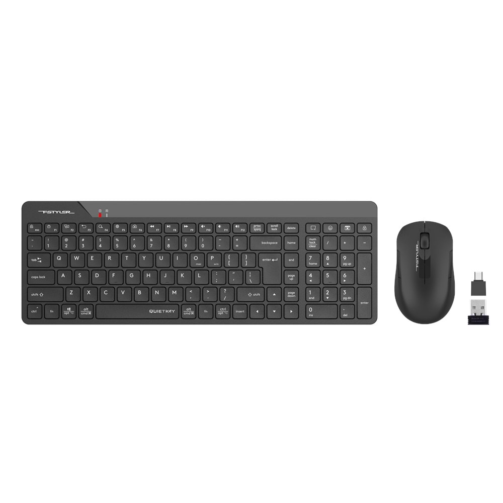 A4 TECH FG2300 Q 2.4 GHZ AİR2 SİYAH KLAVYE+MOUSE