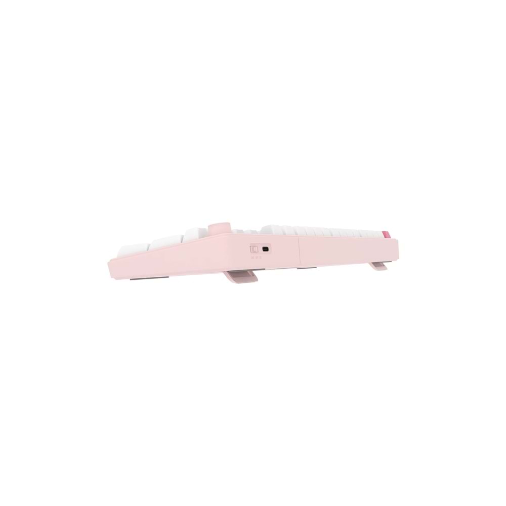 HAWK GAMING HK258WP KABLOSUZ BEYAZ PEMBE KLAVYE