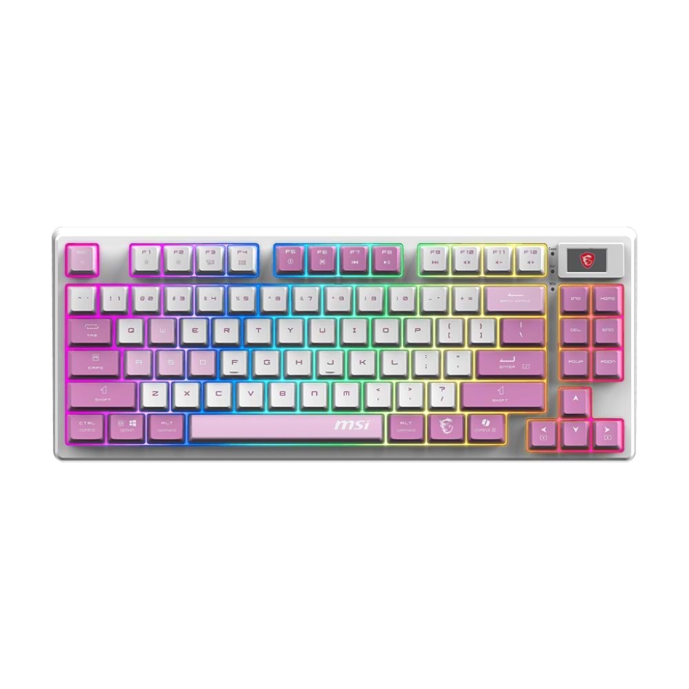 MSI FORGE GK600 TKL W VIOLET TR GAMING KLAVYE