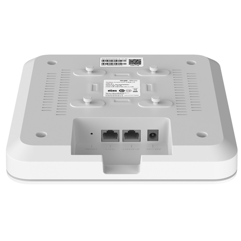 RUİJİE-REYEE RG-RAP2200(F) TAVAN TİPİ MEGABİT İÇ ORTAM DUAL-BAND ACCESS POİNT 