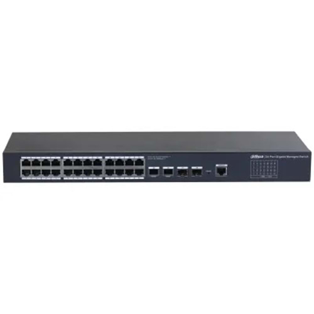 DAHUA SG4028 28 PORT 10/100/1000 +2SFP WEB YONETIL