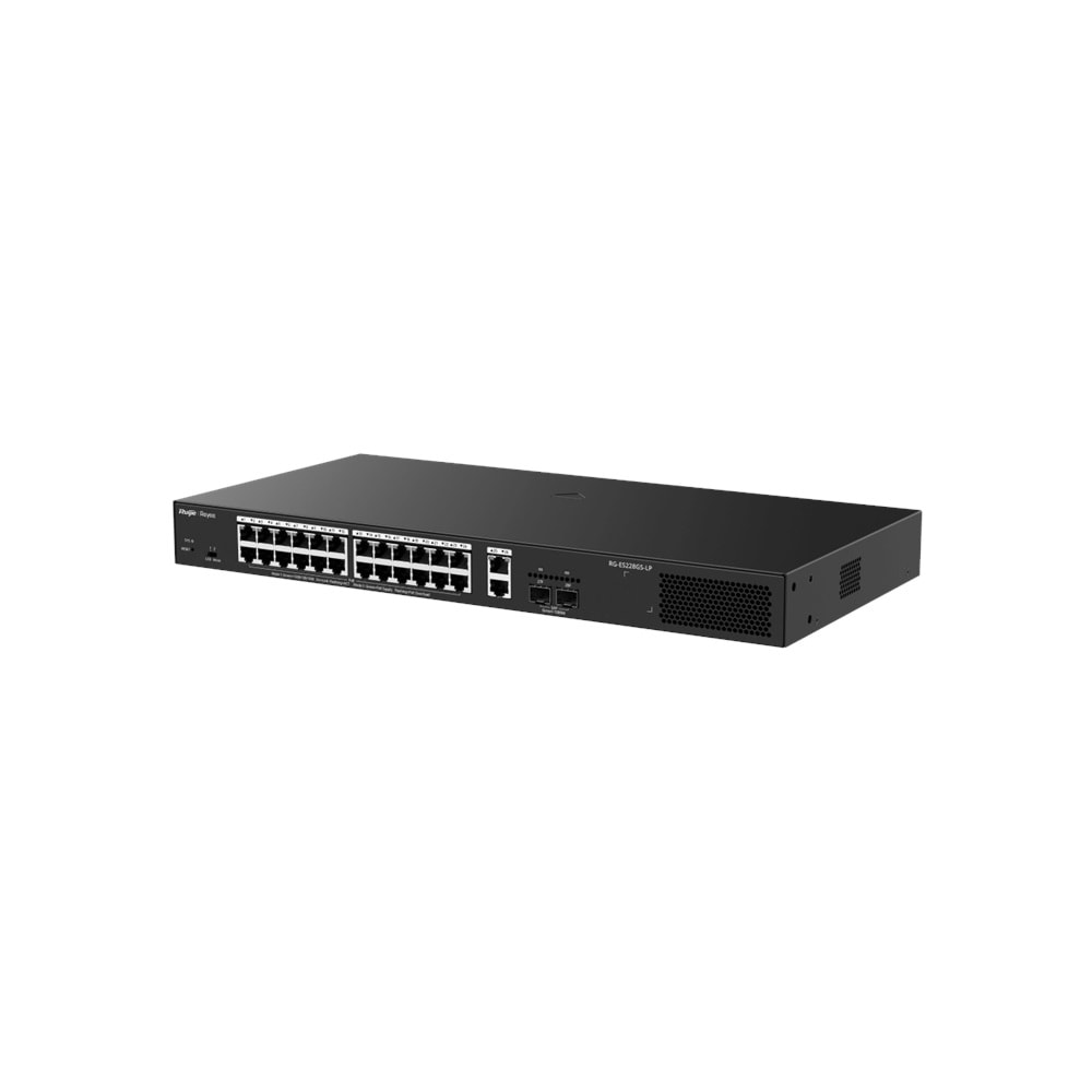 RUIJIE REYEE RG-ES228GS-LP 28 PORT 26XGE/2SFP 250W BULUT YÖNETİLEBİLİR POE SWİTCH