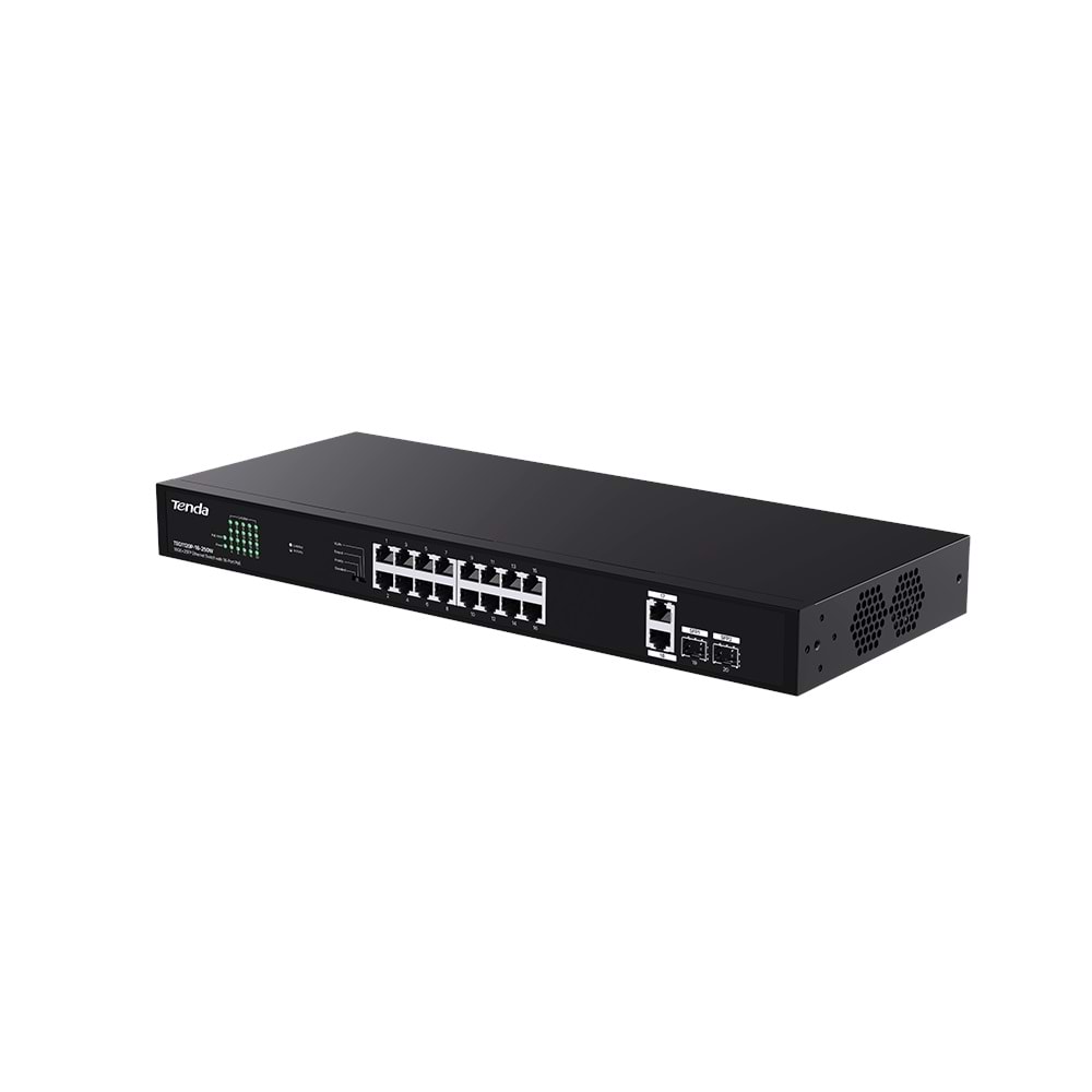 TENDA TEG1120P-16-250W 18PORT 10/100/1000 SWITCH