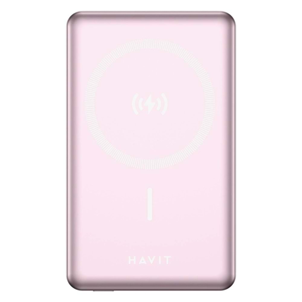 HAVIT PB5203 MAGESAFE 10.000MAH POWERBANK PEMBE