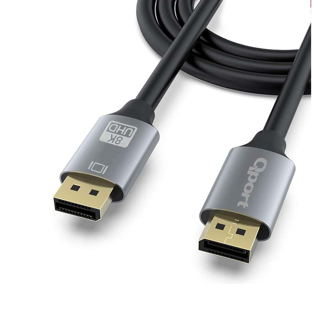 QPORT Q-DP104 DISPLAY PORT 1.4V 10MT KABLO