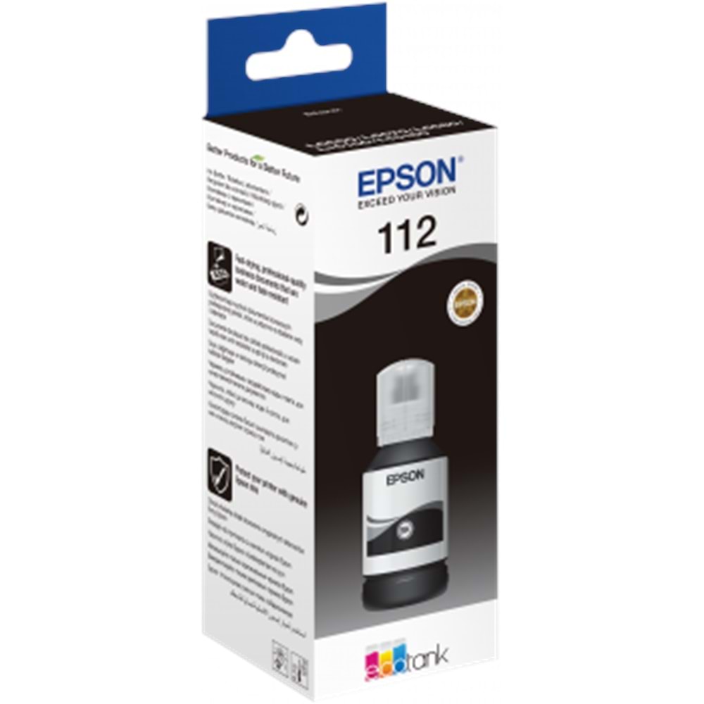 EPSON 112 SIYAH MUREKKEP SISE C13T06C14A
