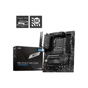 MSI PRO B760-P WIFI DDR4 5333MHZ(OC) DDR4 HDMI DP M.2 1700p 