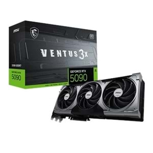 MSI GEFORCE RTX 5090 32G VENTUS 3X OC GDRR7 512B DX12 PCIE 5.0 X16 (3XDP 1XHDMI)