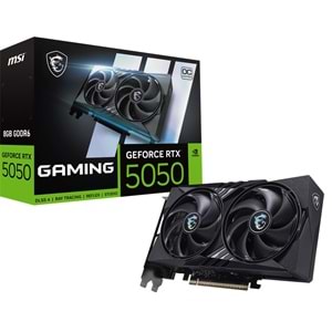 MSI GEFORCE RTX 5050 8G GAMING OC GDDR6 128B DX12 PCIE 5.0 X16 (3XDP 1XHDMI)