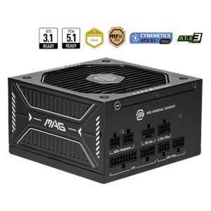 MSI MAG A750GLS PCIE5 750W 80+GOLD POWER SUPPLY