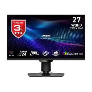 27 MSI MAG 274QPF X30MV 0.5MS 300HZ 2K WQHD ADAPTIVE SYNC PIVOT 