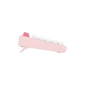 HAWK GAMING HK258WP KABLOSUZ BEYAZ PEMBE KLAVYE