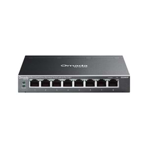 TP-LINK ES208GP 8 PORT YÖNETİLEBİLİR 64W POE SWITCH
