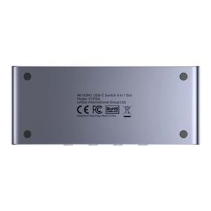UNITEK 4K HDMI/USB-C SWITCH 4IN1OUT(V1313AGY01-EU)