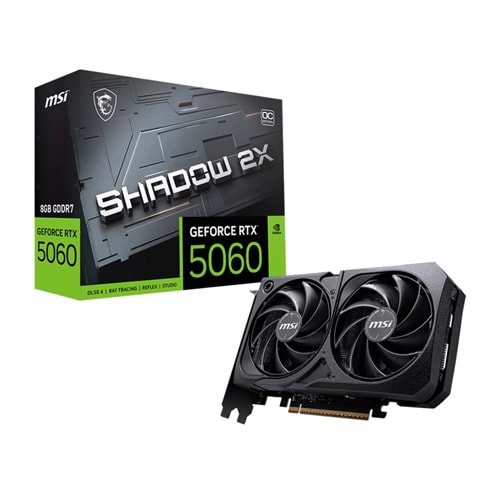 MSI GEFORCE RTX GEFORCE RTX 5060 8G SHADOW 2X OC