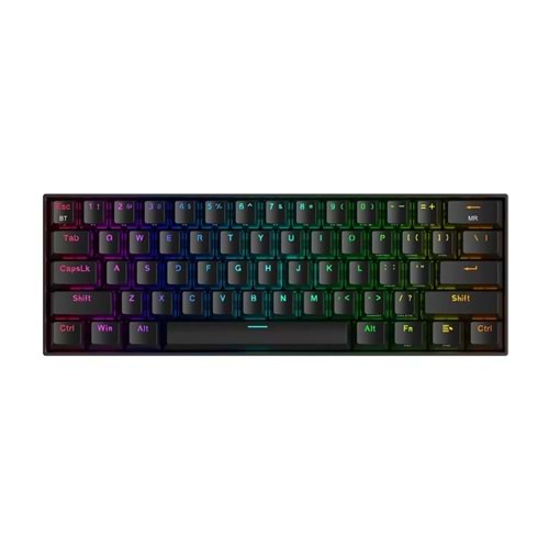 REDRAGON K530 PRO SİYAH KABLOSUZ BROWN SWİTCH