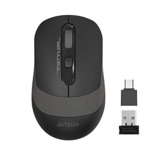 A4 TECH FG10CS OPTIK MOUSE SILENT GRİ 2000 DPI