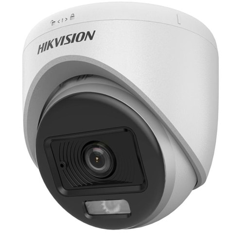 HIKVISION DS-2CE70DF0T-LPFS 2MP 2.8MM COLORVU SESLİ AHD DOME KAMERA