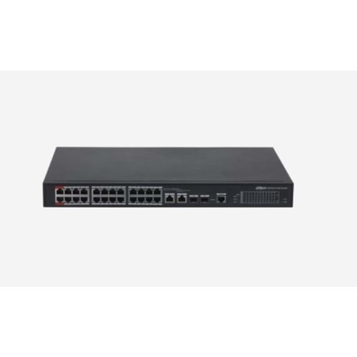 DAHUA PFS4226-24ET-240 24 PORT 24XFE-2GE-2SFP YÖNETİLEBİLİR 240W POE SWİTCH
