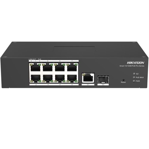 HIKVISION DS-3T1310P-SI/HS 8XFE+1XGE RJ45 MEGABİT 110W POE SWİTCH