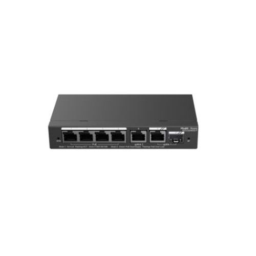 RUİJİE-REYEE RG-ES206GS-P 4XGE-2XGE GİGABİT 54W SMART POE SWİTCH