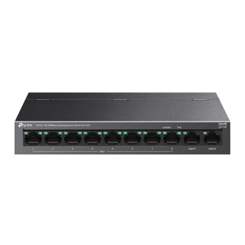 TP-LINK LS110P 10PORT 10/100 YÖNETİLEMEZ POE SWITCH