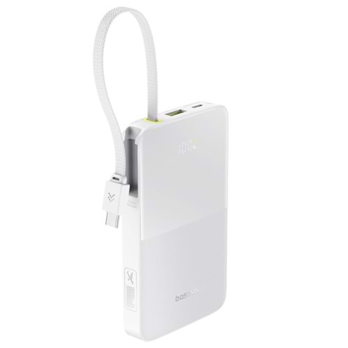 BASEUS ENERFILL FC51 BIPOW2 PRO 10000 22.5W BEYAZ