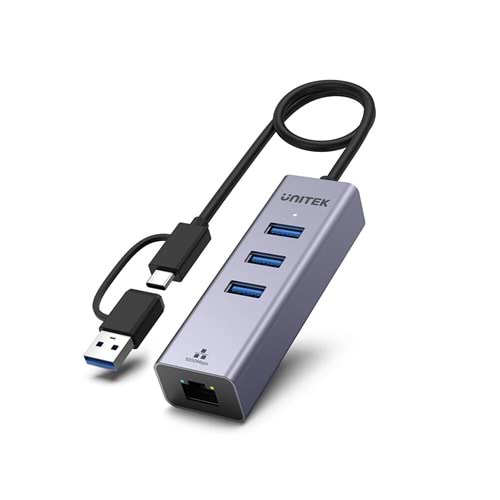 UNITEK 4-IN-1 ETHERNET HUB (Y-3088B)