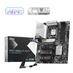 MSI PRO B860-P WIFI SOKET 1851 DDR5 8600MHZ(OC) 3xM.2 1x TB4 HDMI DISPLAY 5G LAN WIFI 7 ATX
