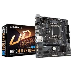 GIGABYTE H610M H V2 DDR4 3200Mhz(OC) M.2 mATX 1700p