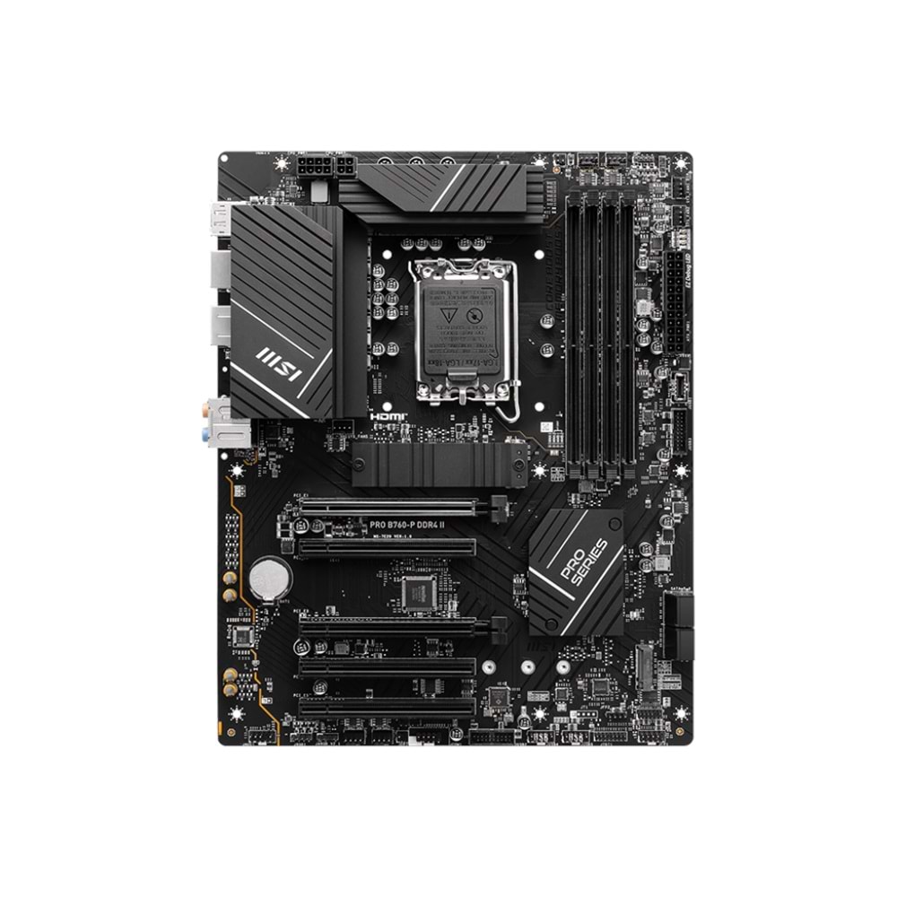 MSI PRO B760-P DDR4 II 5333(OC) PCI-E M.2 HDMI DP ATX 1700P