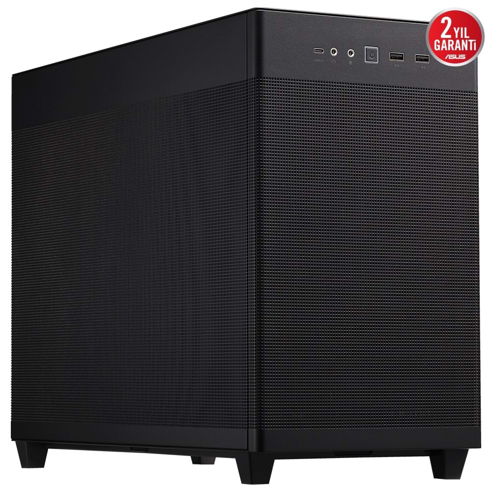 ASUS PRIME AP201 MESH 1x120MM FAN USB 3.2 TYPE-C SİYAH MICRO-ATX SMALL TOWER KASA
