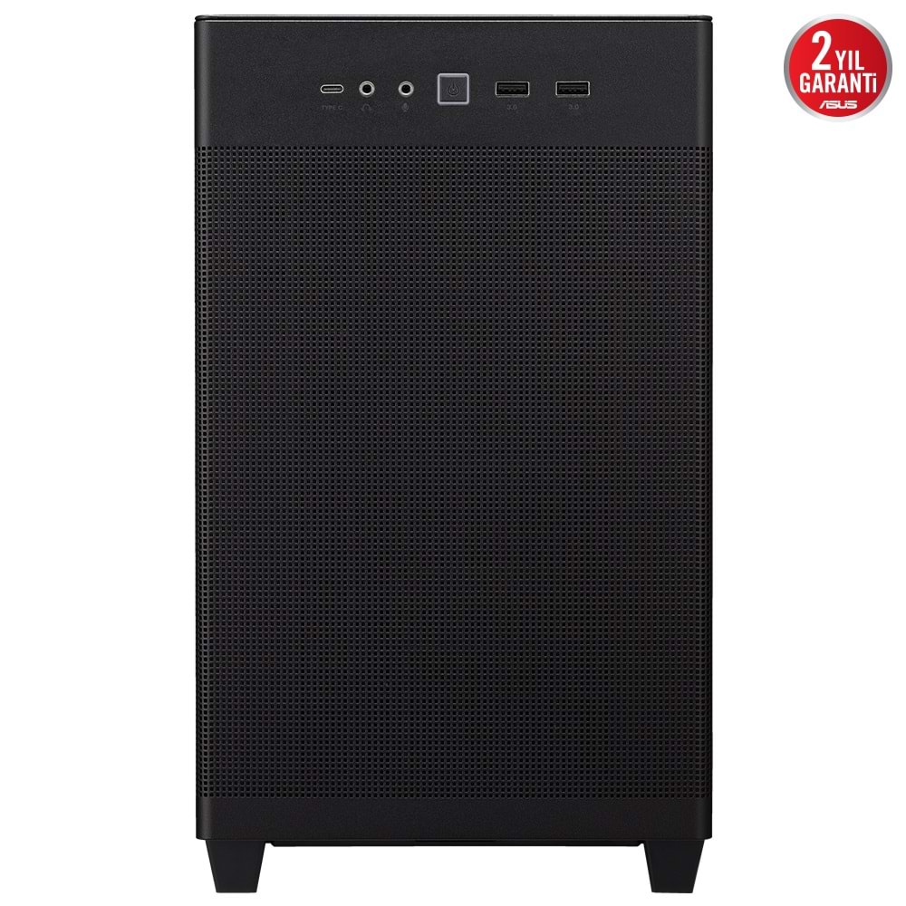 ASUS PRIME AP201 MESH 1x120MM FAN USB 3.2 TYPE-C SİYAH MICRO-ATX SMALL TOWER KASA