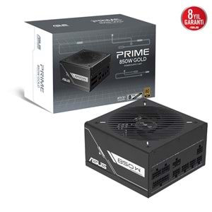 ASUS PRIME 850G 850W GOLD 80 PLUS FULL MODULER GAMIN GÜÇ KAYNAĞI