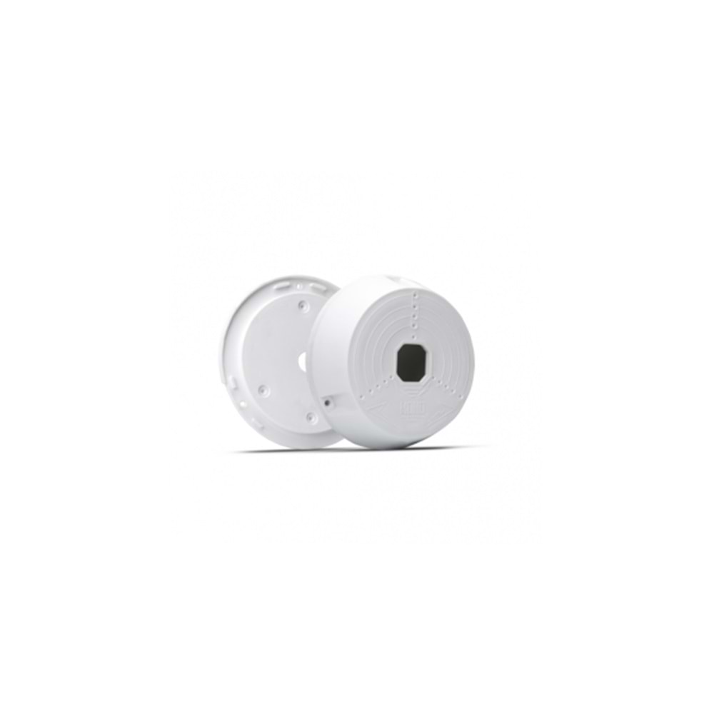 CAM BOX MONO JB-311 BEYAZ PLASTIK YUVARLAK BUAT (TABAN DAHİL)